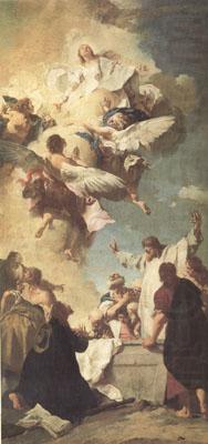 PIAZZETTA, Giovanni Battista The Assumption of the Virgin (mk05) china oil painting image